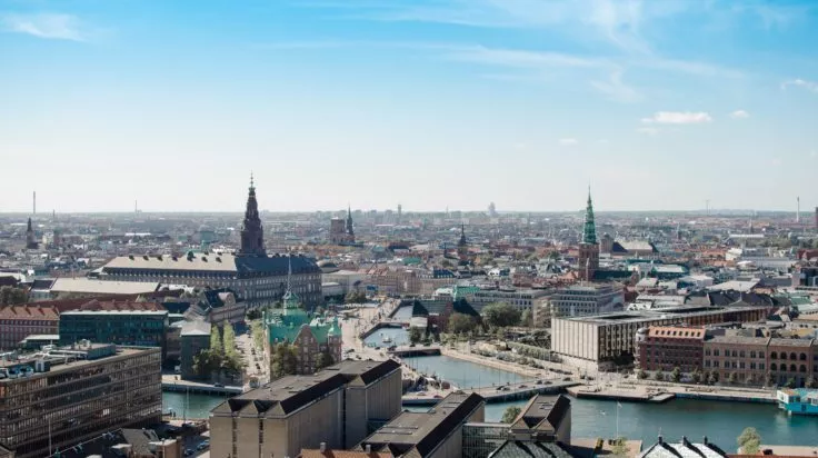 The Copenhagen cityscape. Photo credit Lindsay Martin…
