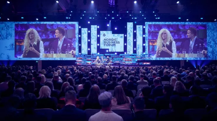 Kristel Kruustük Presenting at Nordic Business Forum 2022