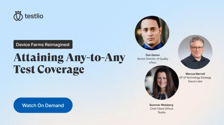 Join social trading platform pioneer eToro along with partners Sauce Labs and Testlio for a discussion that will center around the role that device architectures play towards building a qualityread mor…