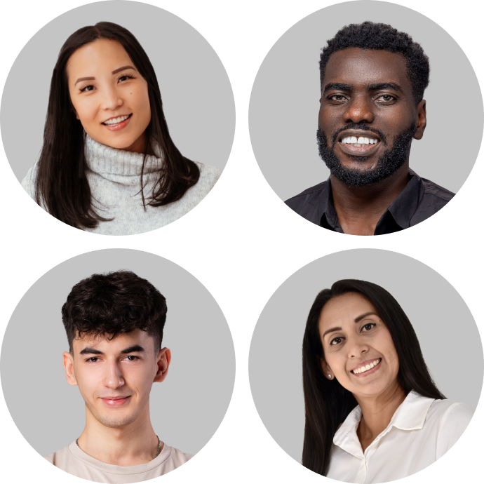 Community shows 4 happy individuals