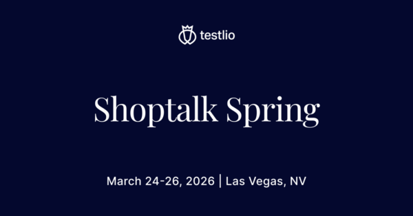 Shoptalk Spring illustration includes Testlio logi