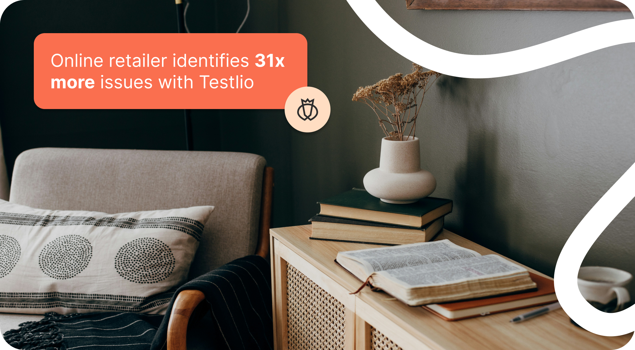 Testlio advertisement: Online retailer found 31 times more issues